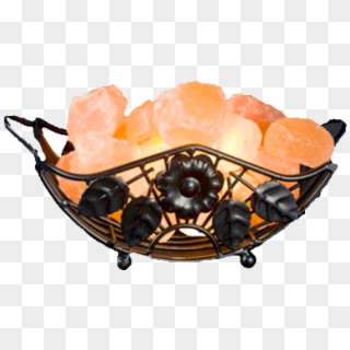 Himalayan Salt Basket Lamp Made Up Of Iron/metal Wrought - Tangerine Clipart
