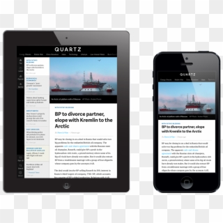 Quartz Shoots For Tablet And Mobile Readers, But Doesn't - Iphone 5 Clipart