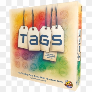 Tags 3d Box Left - Tags Asmodee Clipart