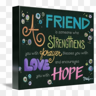 A Friend By Tracy Glover - Graphic Design Clipart