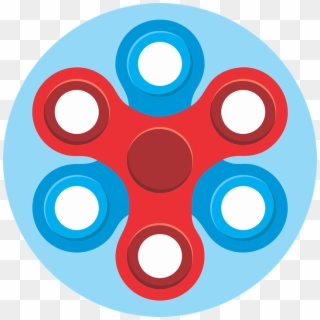 Hand Spinner Spinner Color Colorful Colors - Спиннер С Png Clipart