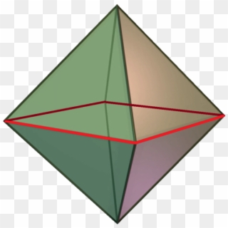 Van Oss Square Hole In Octahedron - Octahedron In Square Clipart