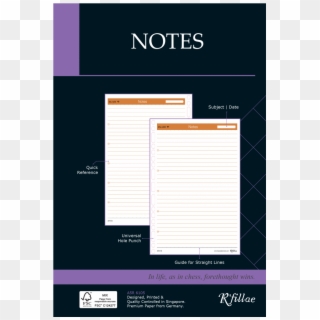 Notes - A5 3z Planning System Futuring Refill Checklist Clipart