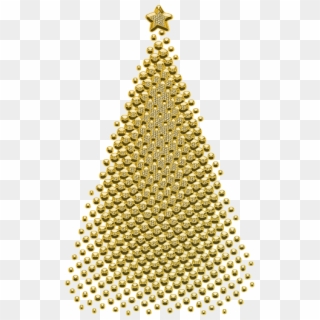 Ornament, Decor, Golden, Christmas - Man Long Hair Vector Clipart
