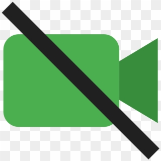 Icons8 Flat No Video - Sign Clipart