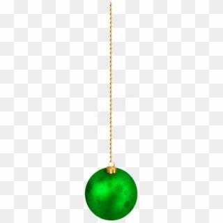 Free Png Hanging Green Christmas Ball Png - Chain Clipart