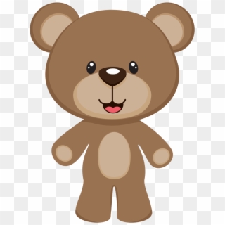 Stuffed Clipart Baby Shower - Urso Desenho - Png Download