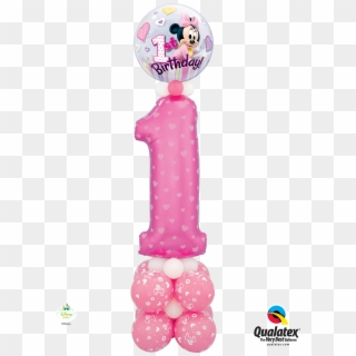Minnie's 1st $100 - Qualatex Balloons Clipart