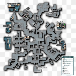 The City, Part I Map - Thief City Map Clipart