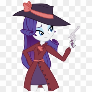 Rarity, Still We An Excited Look On Her Face, Hurried - Mlp Eg Rarity Detective Clipart
