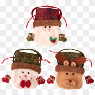 Christmas Decoration Snow Man Elk Candy Gift Bag Christmas - Christmas Day Clipart