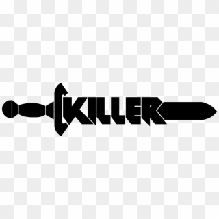Logo, Brand, Black And White, Black, Text Png Image - Killer Clipart