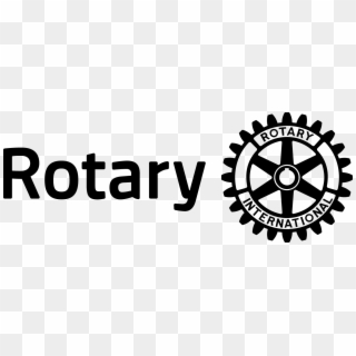 Standard - Rotary International Logo Black Clipart
