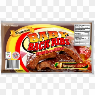Baby Back Ribs 500g - Convenience Food Clipart