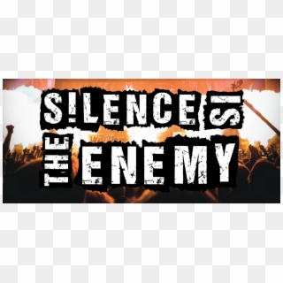 Silence Is The Enemy - Knockout Clipart