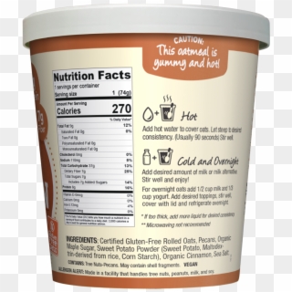Cinnamon Maple Pecan - Plain Fat-free Yogurt Clipart