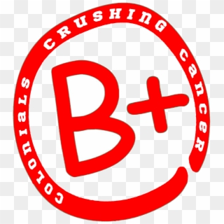 Colonial's Crushing Cancer - B+ Foundation Logo Clipart