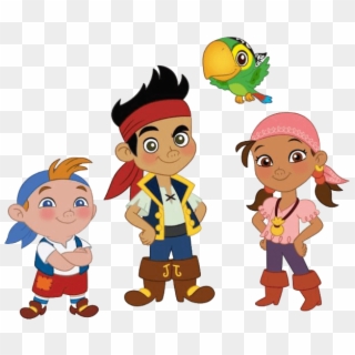 Jake & The Never Land Pirates Clipart - Jake Izzy Cubby Skully - Png Download