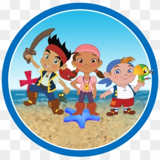 Toppers, Labels Or Stickers Of Jake And The Neverland - Jake Y Los Piratas Clipart