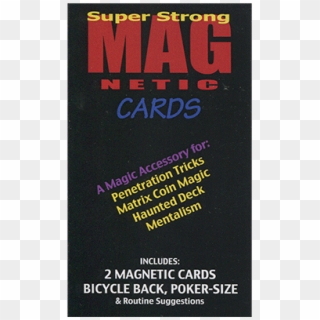 Magnetic Cards By Chazpro Magic - Poster Clipart