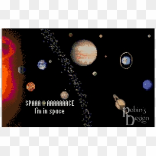 Labels Of The Solar System Clipart