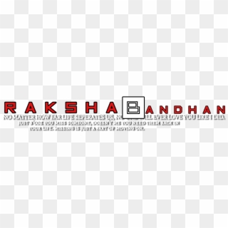 Raksha Bandhan Text Png - Parallel Clipart