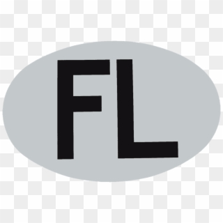 Fl International Vehicle Registration Oval - Registration Fl Clipart