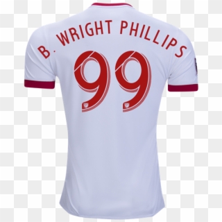 New York Red Bulls 17/18 Home Jersey B - B Wright Phillips 99 Clipart