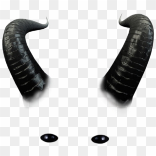 #mq #black #dark #horns #devil - Realistic Devil Horns Png Clipart