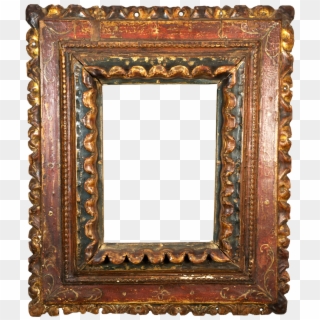 Painted Baroque Frame - Picture Frame Clipart