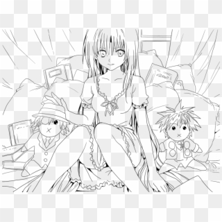 Anime Coloring Pages - Anime Colouring Pages Png Clipart