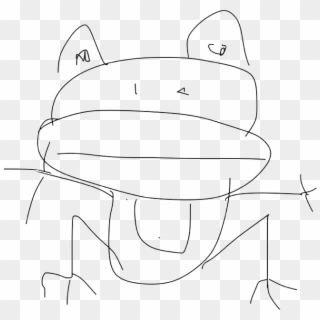 I'm Scared Of A Creature That Was In An Episode Of - Sketch Clipart