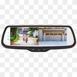 Mirror Front Dual - Rear-view Mirror Clipart