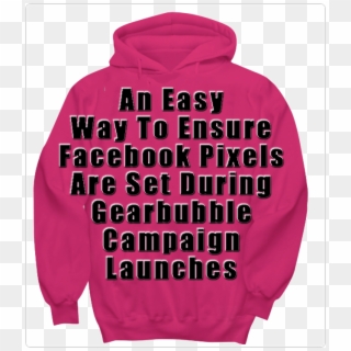 Force Facebook Pixels To Be Assigned For Every Product - Hoodie Clipart