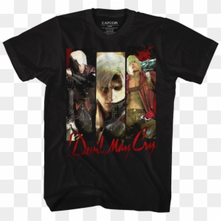 Devil May Cry Trio T-shirt - Devil May Cry T Shirt Clipart