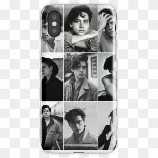 Cole Sprouse Black And White Aesthetic Collage Iphone - Aesthetic Cole Sprouse Clipart