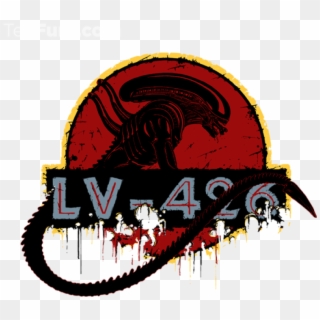 Lv-426 Alien Logo, Alien Isolation, Nerd Art, Giger - Lv 426 Jurassic Park Clipart