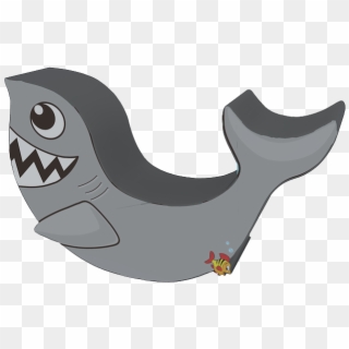 Animal Themed Shark Rocker - Cartoon Clipart