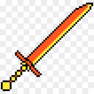 Longsword - Knight Sword Pixel Art Clipart
