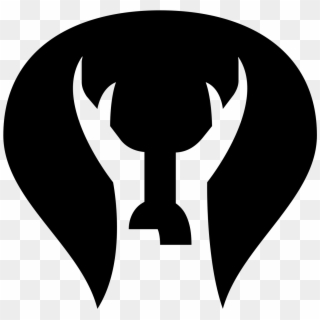 Vector Bull Face - Emblem Clipart