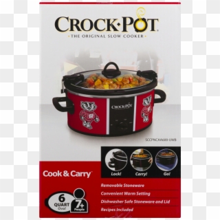 Crock-pot 6 Quart University Of Wisconsin Cook & Carry - Owl Crock Pot Clipart