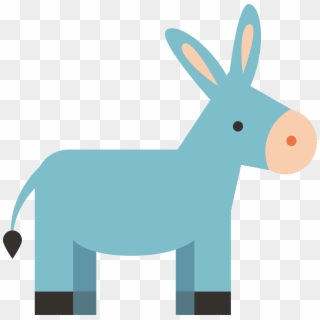Clip Freeuse Donkey Vector Cartoon Character - Cartoon - Png Download