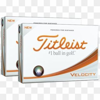 Titleist Velocity Golf Balls, Two Dozen - Titleist Golf Clipart