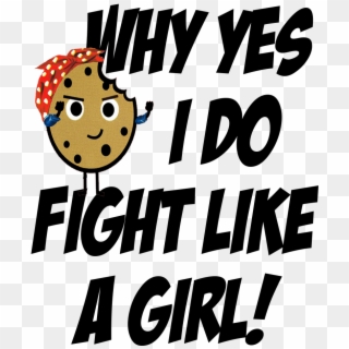 Fight Like A Girl - Illustration Clipart