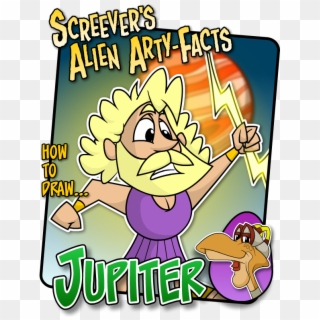 Meet Jupiter The King Of The Planets - Cartoon Clipart