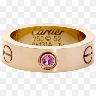 Cartier Love Bracelet Replica Transparent Background - Inside Of Cartier Love Ring Clipart