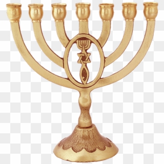 Messianic Menorah With A Grafted In Symbol - Messianic Shop Clipart