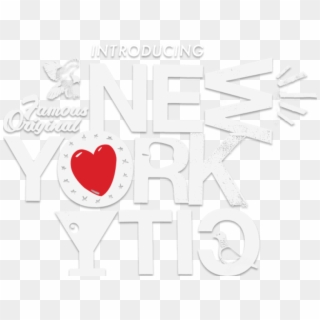 Introducing Famous Original New York City - Heart Clipart