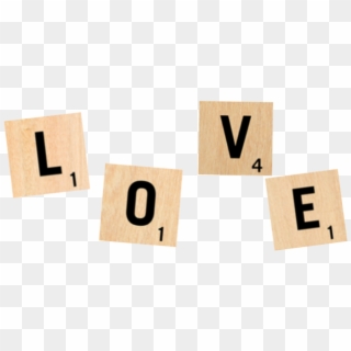 #scrabble #word #words #love #l #o #v #e - Scrabble Clipart