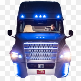 Semi Truck Lighting - Luces De Un Camion Clipart
